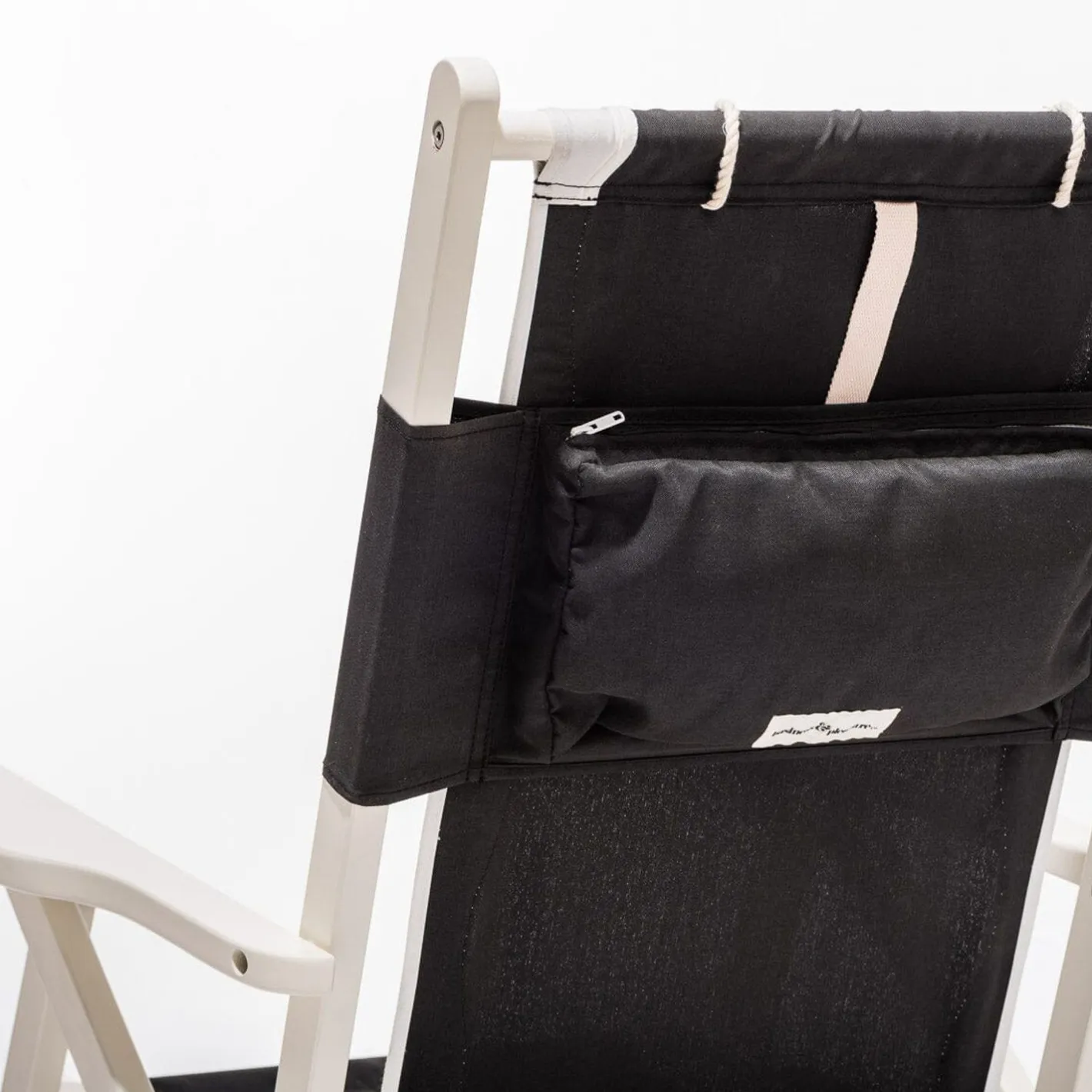 Business & Pleasure Co. The Tommy Chair - White - Rivie Black