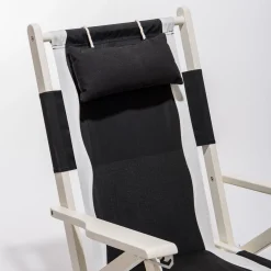 Business & Pleasure Co. The Tommy Chair - White - Rivie Black