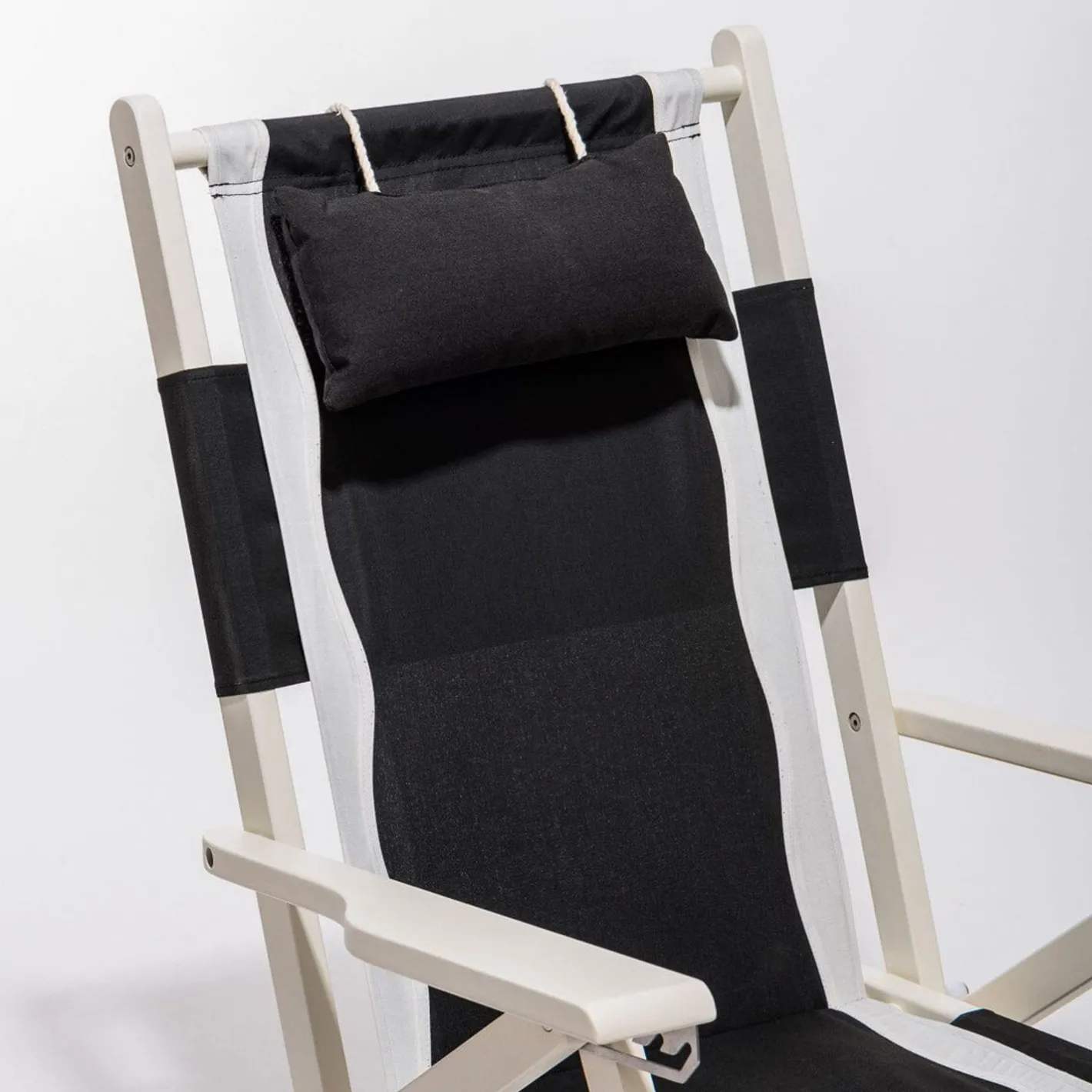 Business & Pleasure Co. The Tommy Chair - White - Rivie Black