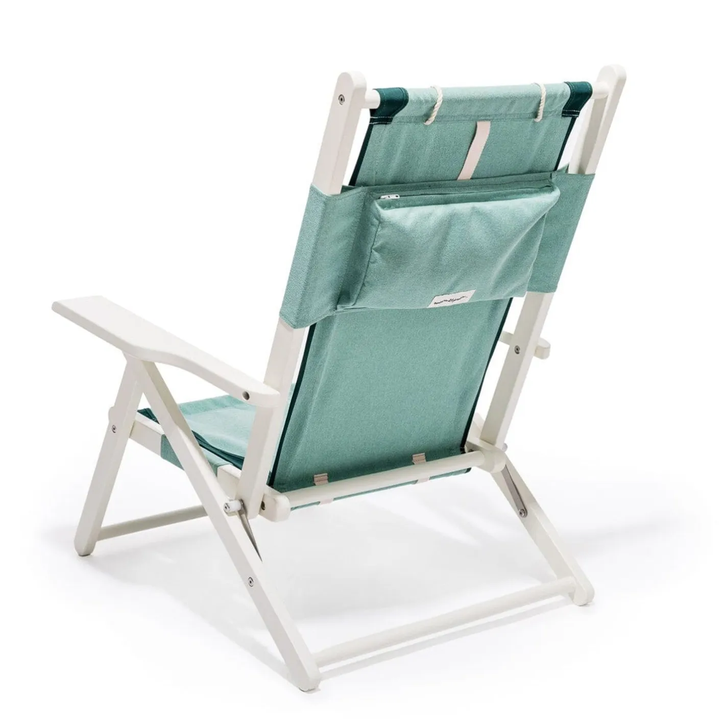 Business & Pleasure Co. The Tommy Chair - White - Rivie Green