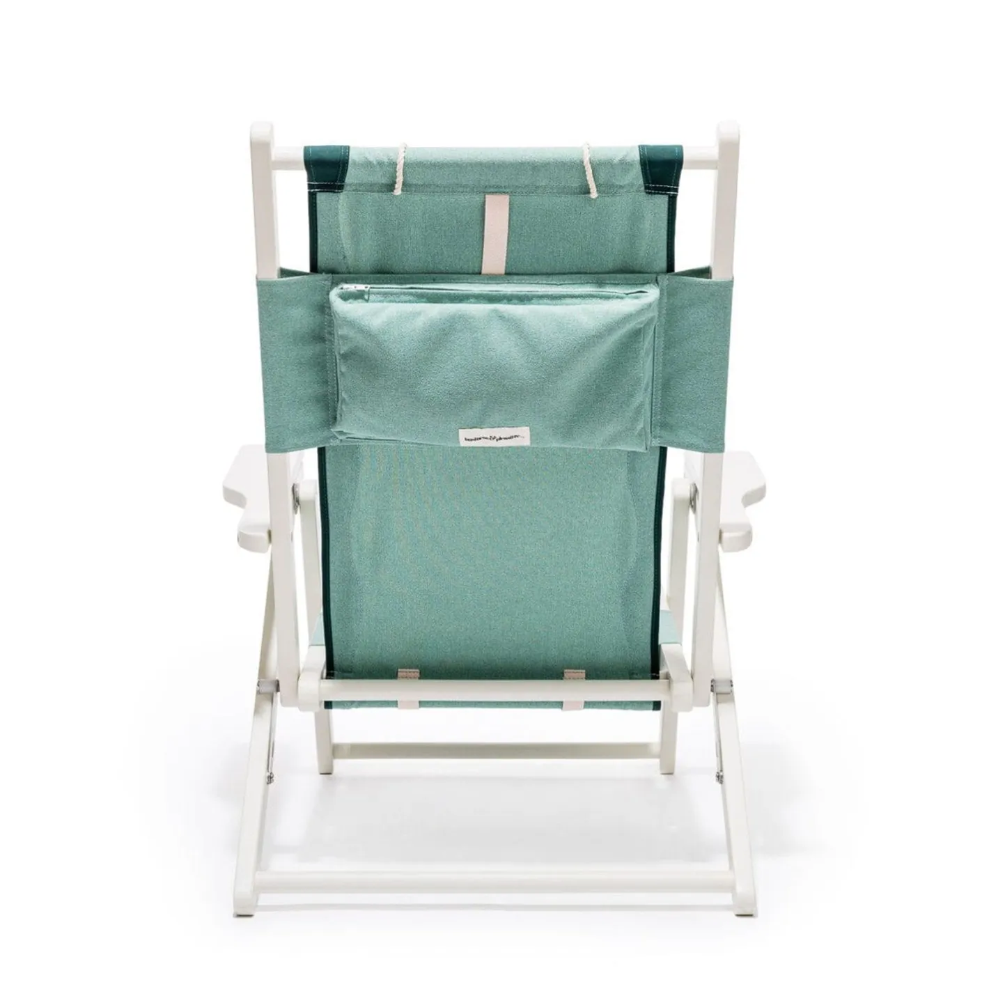 Business & Pleasure Co. The Tommy Chair - White - Rivie Green