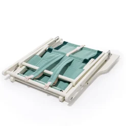 Business & Pleasure Co. The Tommy Chair - White - Rivie Green