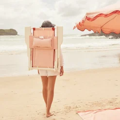 Business & Pleasure Co. The Tommy Chair - White - Rivie Pink