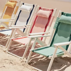 Business & Pleasure Co. The Tommy Chair - White - Rivie Pink