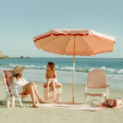 Business & Pleasure Co. The Tommy Chair - White - Rivie Pink