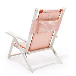 Business & Pleasure Co. The Tommy Chair - White - Rivie Pink