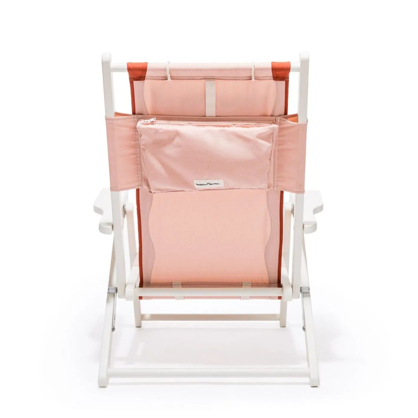 Business & Pleasure Co. The Tommy Chair - White - Rivie Pink