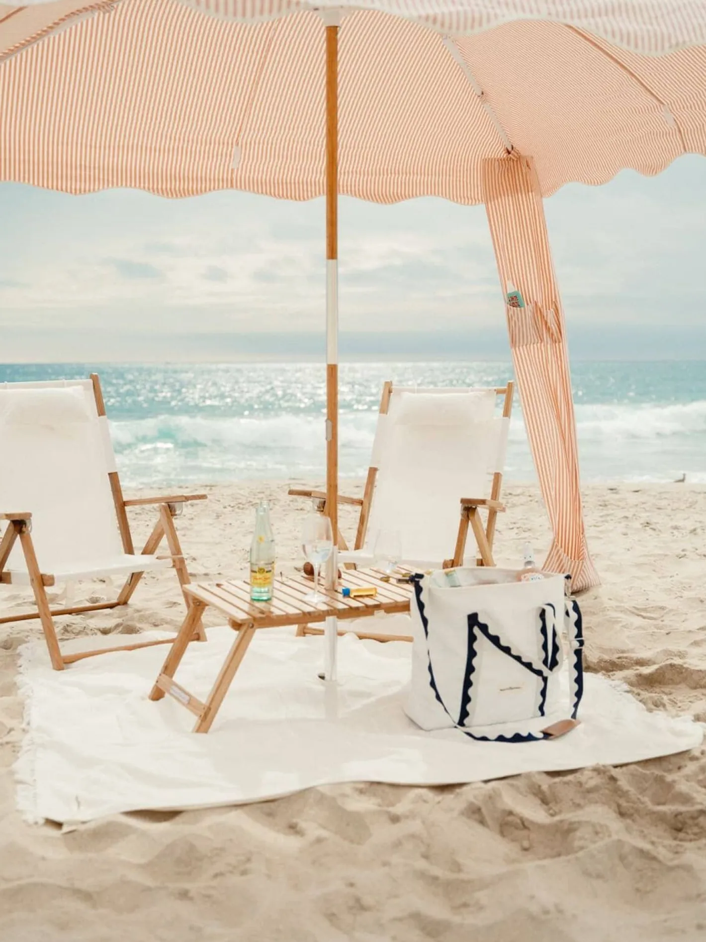 Business & Pleasure Co. The Xl Cabana - Lauren'S Pink Stripe