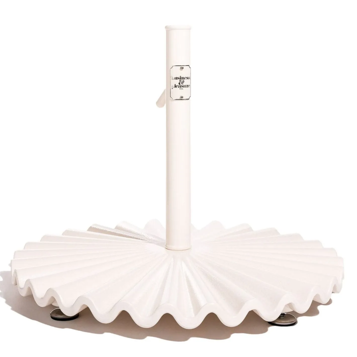 Business & Pleasure Co. The Xl Clamshell Base - 90 Lbs - Antique White