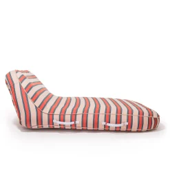 Business & Pleasure Co. The Xl Pool Lounger - Bistro Dusty Pink Stripe