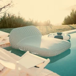 Business & Pleasure Co. The Xl Pool Lounger - Laurens Navy Stripe