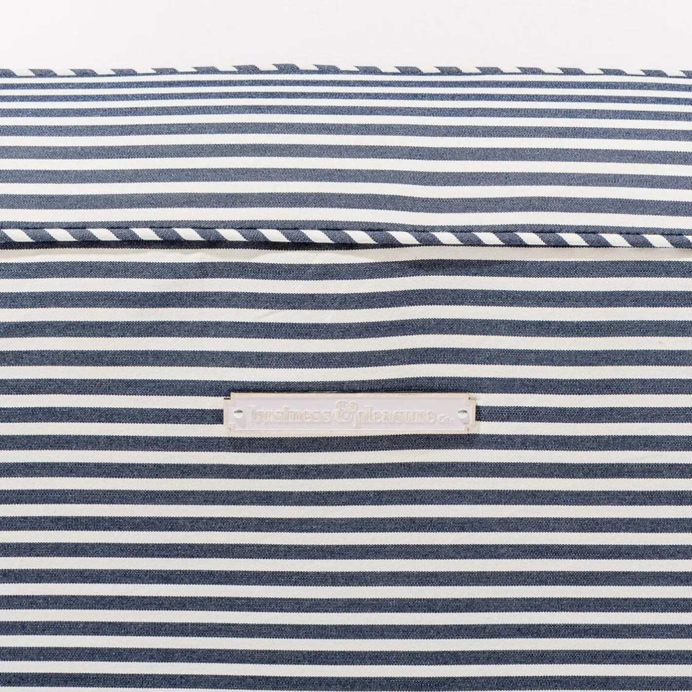 Business & Pleasure Co. The Xl Pool Lounger - Laurens Navy Stripe